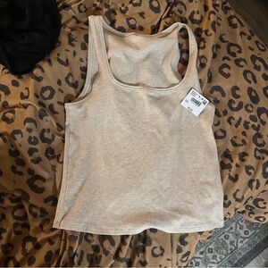 AR PLUSH SQUARE NECK TANK TOP
